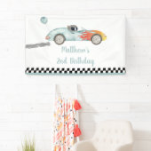 2ファストレースカー誕生日 横断幕 (インサイチュ)