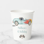 2ファストレースカー誕生日 紙コップ (裏面)