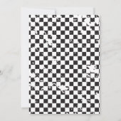 2ファストレースカー2nd誕生日パーティの招待状 招待状 (裏面)