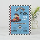 2ファスト誕生日招待状 招待状 (スタンド正面)