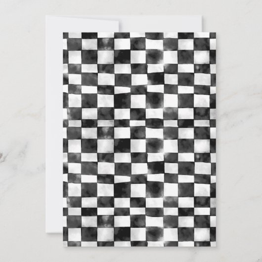 2ファーストレースカーレース2ndバースデーボーイ 招待状 (裏面)