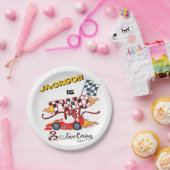 2ファーストレースカー第2誕生日紙プレート ペーパープレート (パーティー)