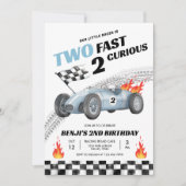 2ファーストレースカー2ndバースデーレース 招待状 (正面)