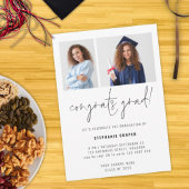 2フォトおめでとうズ2022年度卒業パーティー 招待状