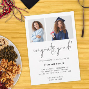 2フォトおめでとうズ2022年度卒業パーティー 招待状