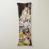 2フォトカスタムコラージュパーソナライズされた ボディピロー (正面縦)