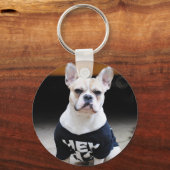 2フォトキパーソナライズされたーチェーン キーホルダー (裏面)