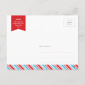 2フォトクリスマスポストカード： メリー & bright 1 シーズンポストカード (裏面)