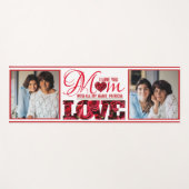 2フォトコラージュフローラモダンマエレガントザー日 ヨガマット (正面(横))