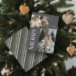 2フォトコラージュメリーグレイモダンクリスマス シーズンカード<br><div class="desc">今年は、あなたの友人と家族に知らせなさい気に2フォトコラージュのグメリーレースクリスマスカーモダンド。それは最新スタイリッシュであるだけでなく、それは過去年からの思い出の2つを含む十分な宇宙お気に入りのを持っている。デザインはクリーンでミニマルまだフェスティバルで、「メリー」という言葉と名前と年のメッセージを添えたシックなタイポグラフィを取り上げていパーソナライズされたる。全体を結び付け魅力的る明るい灰色の背景の上に座るすべてのもの。シックなtouchを追加するには、カードの背面にニュートラルなグレーとセージの緑のストライプパターンを備える。あなたはもしあなたのお尻を反映する伝統的クリスマスカードの更新されたテイクを探してモダン、家族、これはあなたのためのデザインである。あなたは、子供がいる若いカップルや単に時代に合わせて探している成熟した家族など保メリー、2フォトコラージュのグレーのクリスマスカードは、あなたの美意識に合うように設計されているモダン。私たちは皆、このホリデーシーズンに感謝すべきことがあるけれど、それに時間を割く人は表現少ない。2フォトメリーコラージュモダングレイのクリスマスカードは、あなたが共有した特別な瞬間をどれだけ感謝しているかを愛する人々を示す一つの方法であってもよい。今年の休暇シーズンを1つにしなさい忘れ!Copyrightベリーデザイン、すべての権利を留保。</div>