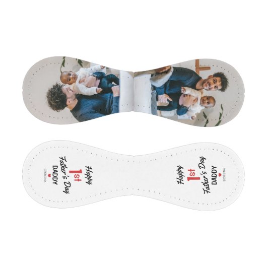 2フォトコラージュモダンファースト・ファーザーズ・デイ・ベースボール 野球ボール (パネル)