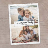 2フォトコラージュ家族の名前と日付結婚の追加 フリースブランケット