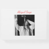 2フォトシンプルミニマモダンリスト卒業 ゲストブック (裏面)