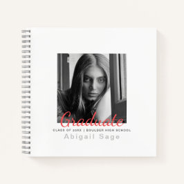 2フォトシンプルミニマモダンリスト卒業 ノートブック