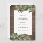 2フォトジョイオーナメントヴィンテージウッド&ガーランドライト シーズンカード (裏面)