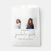 2フォトスクリプト卒業パーティーありがとう フェイバーバッグ (正面)