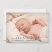 2フォトスクリプト名の誕生のお知らせ (正面)