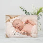 2フォトスクリプト名の誕生のお知らせ (スタンド正面)