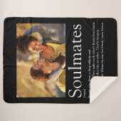 2フォトソウルメイト定義(白黒) シェルパブランケット (正面(横))