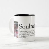 2フォトソパーソナライズされたルメイト定義2トーン ツートーンマグカップ (正面左)