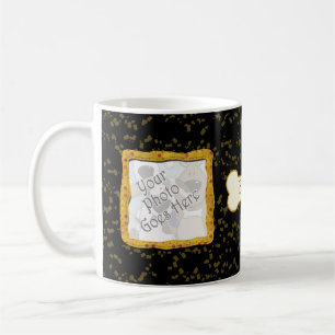 2フォトドッグお洒落水玉模様紙吹雪Keepsake コーヒーマグカップ