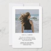 2フォトドライブバイサプライズバースデーパーティーパレード 招待状 (裏面)