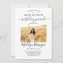 2フォトドライブバイソーシャル配信バースデーパーティー 招待状