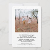 2フォトドライブバイソーシャル配信ブライダルシャワー 招待状 (裏面)