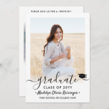 2フォトドライブバイ卒業パレードシンプルモダン