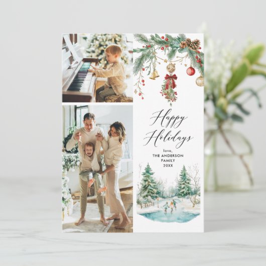 2フォトハッピーホリデーズウィンターシーン&ミスタントー シーズンカード (スタンド正面)