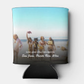 2フォトバチェロレッテのFavor パーソナライズされた Can 缶クーラー (裏面)