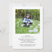 2フォトバーチャルズームバー(ユダヤ教の)バル・ミツバーライブストリモダンーム 招待状 (裏面)