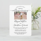 2フォトバーチャル結婚のライブストリーム長距離 招待状 (スタンド正面)