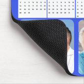 2フォトパーソナライズされたポートレートカレンダー マウスパッド (コーナー)