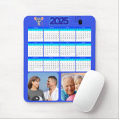 2フォトパーソナライズされたポートレートカレンダー マウスパッド (マウス)