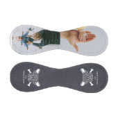 2フォトパーソナライズされたワールドの最高のパパChalkboard 野球ボール (パネル)