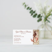 2フォトビューティフルマーメイドバラ金ゴールドビーチ 名刺 (スタンド正面)