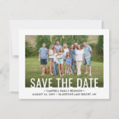 2フォトファミリー懇親会パーティー収集BBQピクニック セーブザデート (正面)