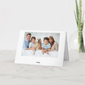 2フォトフェスティバルパインブランチリースクリスマス シーズンカード (裏面)