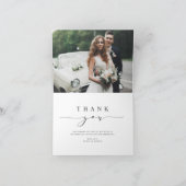 2フォトフォーエバー感謝結婚のサンキューカード サンキューカード (内部)