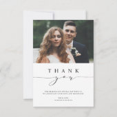 2フォトフォーエバー感謝結婚のサンキューカード サンキューカード (裏面)