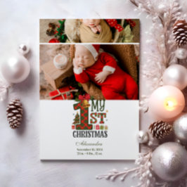 2フォトプレイド初めてのクリスマス シーズンカード