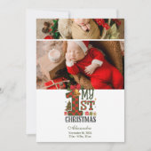 2フォトプレイド初めてのクリスマス シーズンカード (正面)