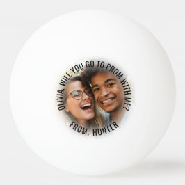 2フォトプロムまたはHOCOプロポーザルかわいいプロポーザルアイディア 卓球ボール