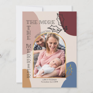 2フォトホリメリーーとシェイプの詳細誕生 案内状