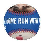 2フォトホーム走パパ父の日 野球ボール (裏面)