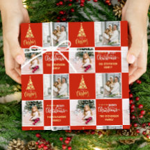 2フォトメリーエレガントクリスマス金ゴールド