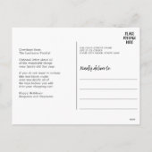 2フォトモダン抽象芸術白縁ど シーズンポストカード (裏面)