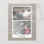 2フォトモダン抽象芸術白縁ど シーズンポストカード (正面)