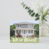 2フォト引っ越しましたスクリプト新しいアドレスの変更 案内ポストカード (スタンド正面)